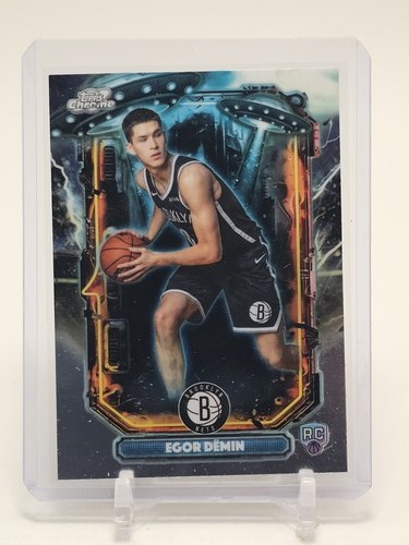 EGOR DEMIN 2025-26 TOPPS COSMIC CHROME EXTRATERRESTRIAL TALENT ROOKIE NETS Q3714