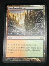 Magic the Gathering MTG Karplusan Forest Land Core Set 10th Edition Rare