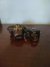 Vivitar XV-2 SLR 35mm Film Camera with 50mm Lens With Case Untested