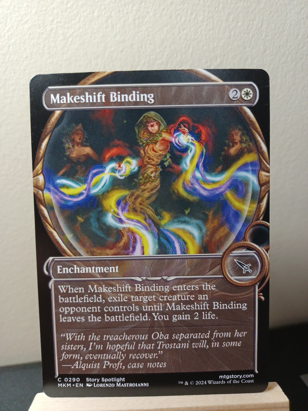 Makeshift Binding Showcase [LP] - Murders at Karlov Manor - MTG MKM [C]