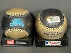 Jackson Chourio Brewers Auto Signed GOLD/Black MLB Baseball Beckett Hologram -