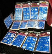 Armour Rub'N'Etch Glass Etching Stencils Factory Sealed