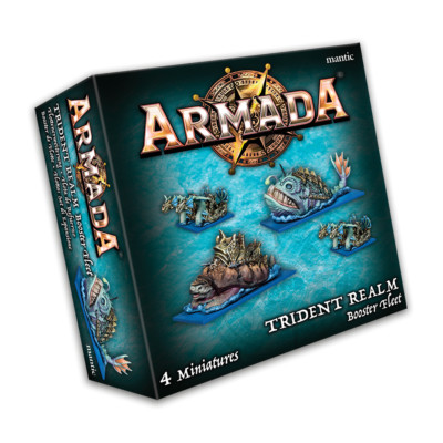 Armada Trident Realm Booster Fleet - Mantic Games Miniature Game New!