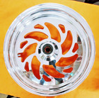 NEW HARLEY DAVIDSON CUSTOM BILLET POLISHED ALUMINUM FROT WHEEL 16