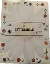 Great Papers! Daisies Letterhead 100 Sheets NOS New 2009 Floral Computer Paper
