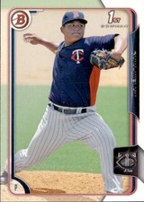 2015 BOWMAN PROSPECT 1ST MINNESOTA TWINS - CHIH-WEI HU #BP112