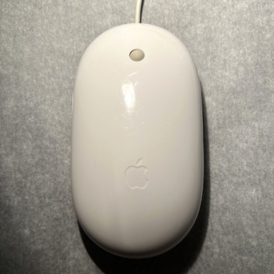 Apple Mighty Mouse A1152 Wired USB Optical Mouse MB112LL/B - TESTED