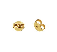 14k Yellow Gold Replacement Butterfly Earring Backs - SMALL SIZE Tiny 