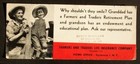 1930s Farmers Traders Insurance Syracuse NY Columbus OH Franklin Co Blotter Ohio