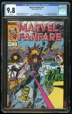 MARVEL FANFARE #11 CGC 9.8 1st APPEARANCE IRON MAIDEN BLACK WIDOW WHITE PAGES
