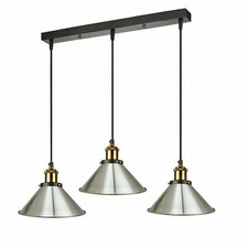 Industrial Vintage Pendant Light E27 Modern 3 Way Metal Retro Ceiling Lamp