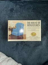 DOLLHOUSE MINIATURES Chippendale Wing Chair Circa 1750-1790 #40016 New Open Box