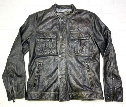 Lucky Brand Black Label Leather Jacket 