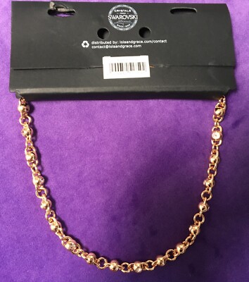   NEU_Lola & Grace Kette / Collier Swarovski Kristalle_roségold  