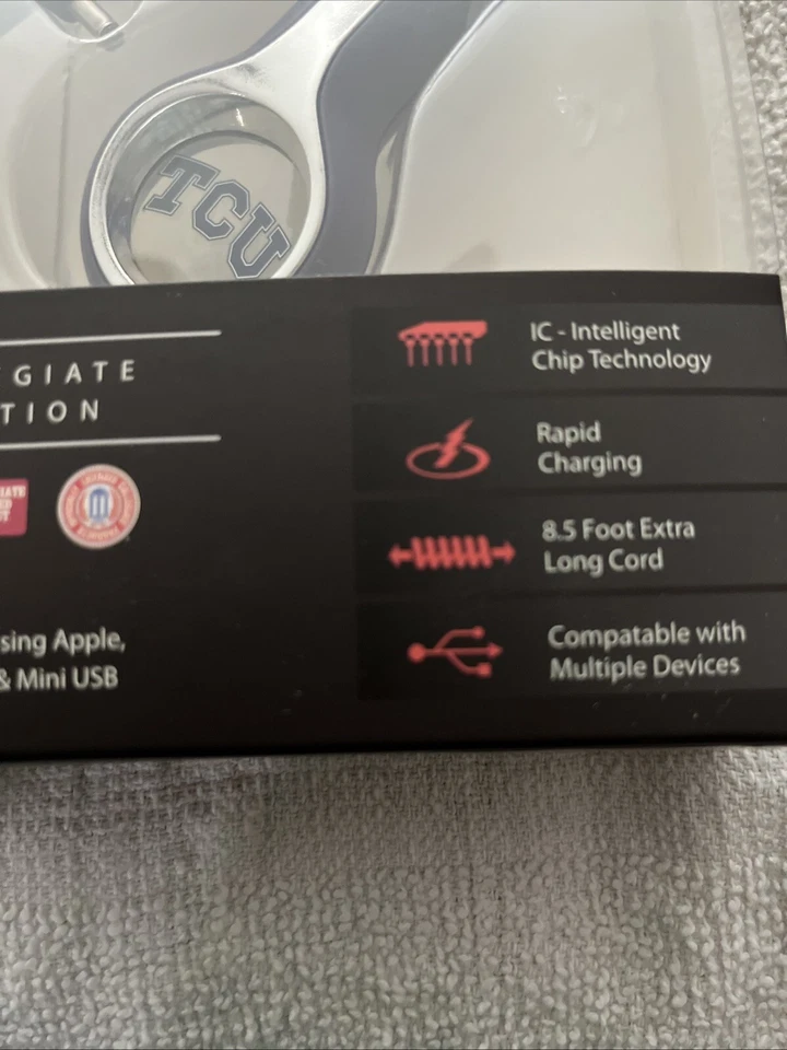 Cargador de teléfono celular para automóvil TCU iluminado multipunta Apple, MicroMini USB Foto 3 de 4