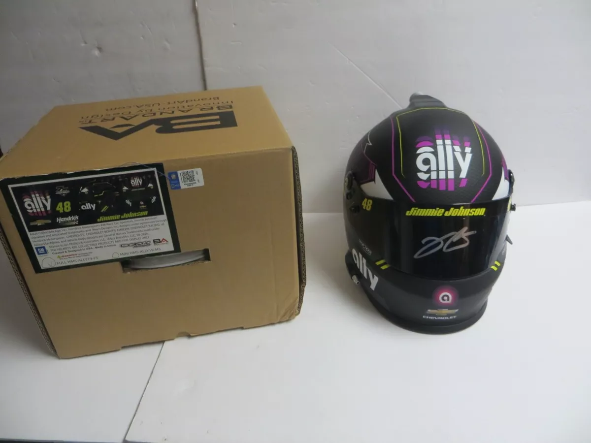 Jimmie johnson signed helmet sales
