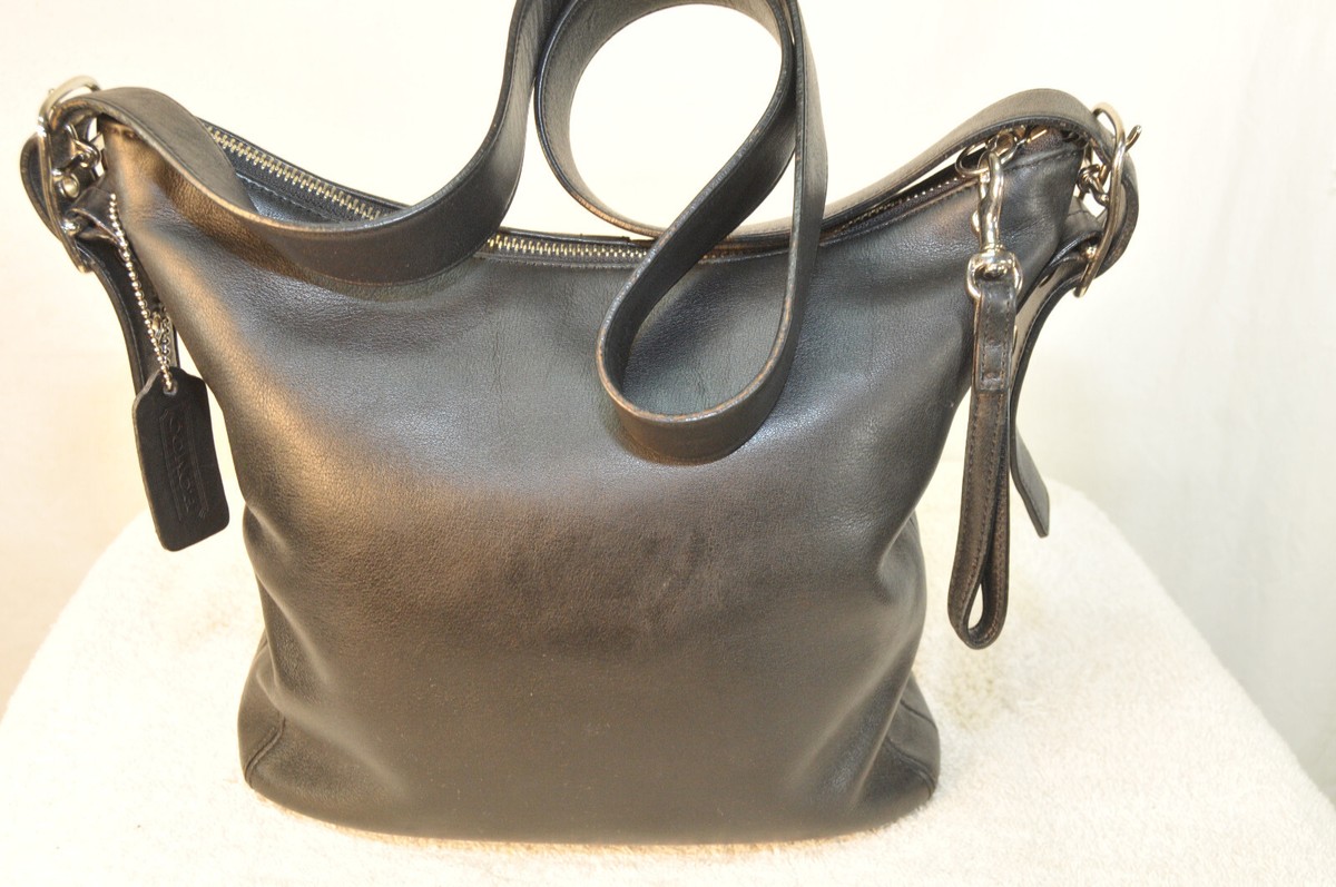 COACH Legacy Slim Style 9326 Black Cowhide Leather Crossbody Bag