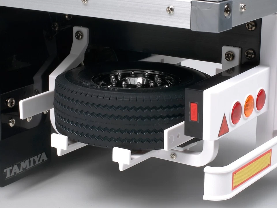 TAMIYA 56319 1/14 3-Axle Reefer Semi-Trailer RC Truck Kit | N.19 | NUOVO - Immagine 3 di 4