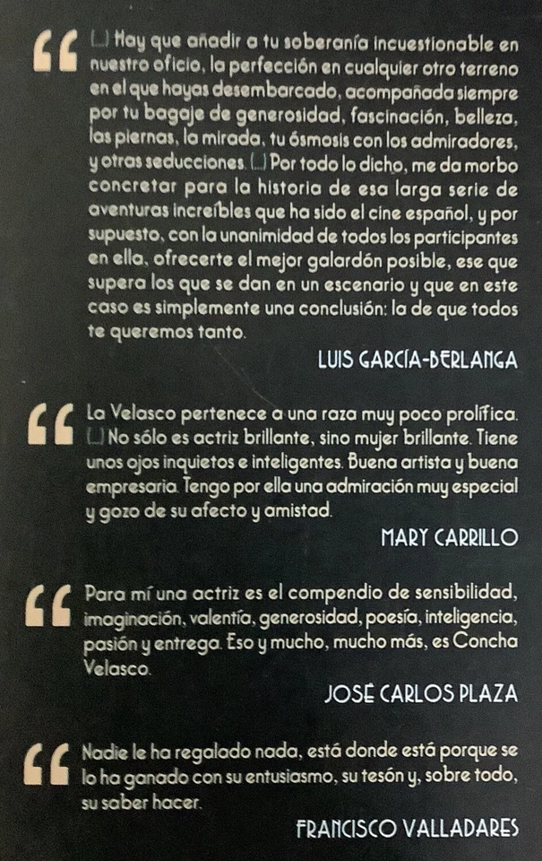 Concha Velasco: Diario de una actriz / Diary of an Actress de Andres Arconada - Image 3 of 4