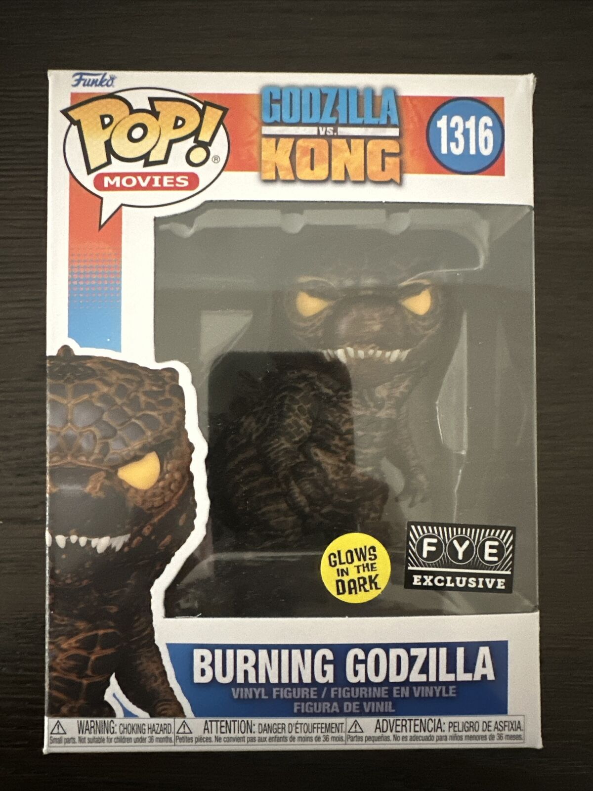 Funko POP! Filmes #1316 Godzilla vs Kong Filme Godzilla que brilha no  escuro : : Brinquedos e Jogos