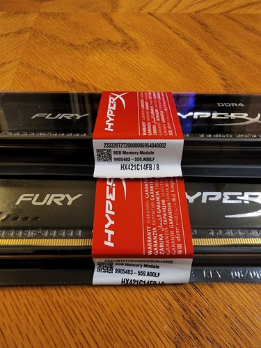BN HYPERX - FURY 8GB 2133MHz DDR4 - Picture 2 of 3