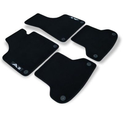 For Audi A3 Carpet Car Floor Mats 2003-2013 OEM Quality Velour Auto Rugs Liners