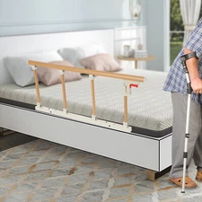 Bed Rails for Elderly Adults Foldable Rail Assist Safety for Seniors