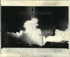 1975 Press Photo Viking Kara Spacecraft, Titan Rocket Launch at Cape Canaveral