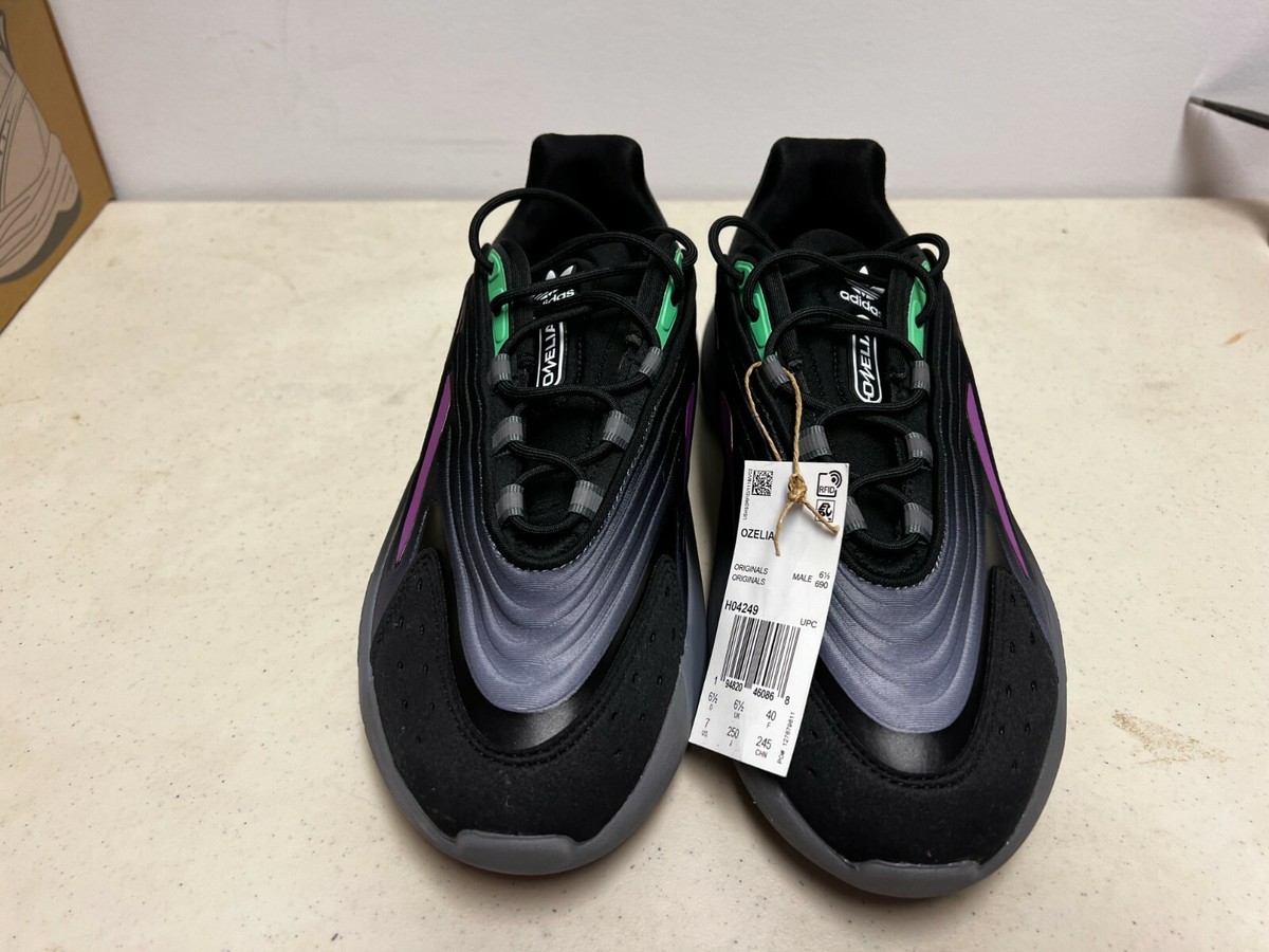 adidas gazelle silver green womens Adidas Ozelia Wonder White Orbit Green Core Black H04255 – Sneaker Junkies
