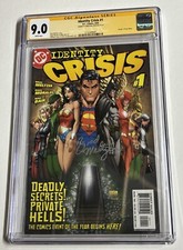 IDENTITY CRISIS #1 CGC 9.0 SS BRAD MELTZER Wh...