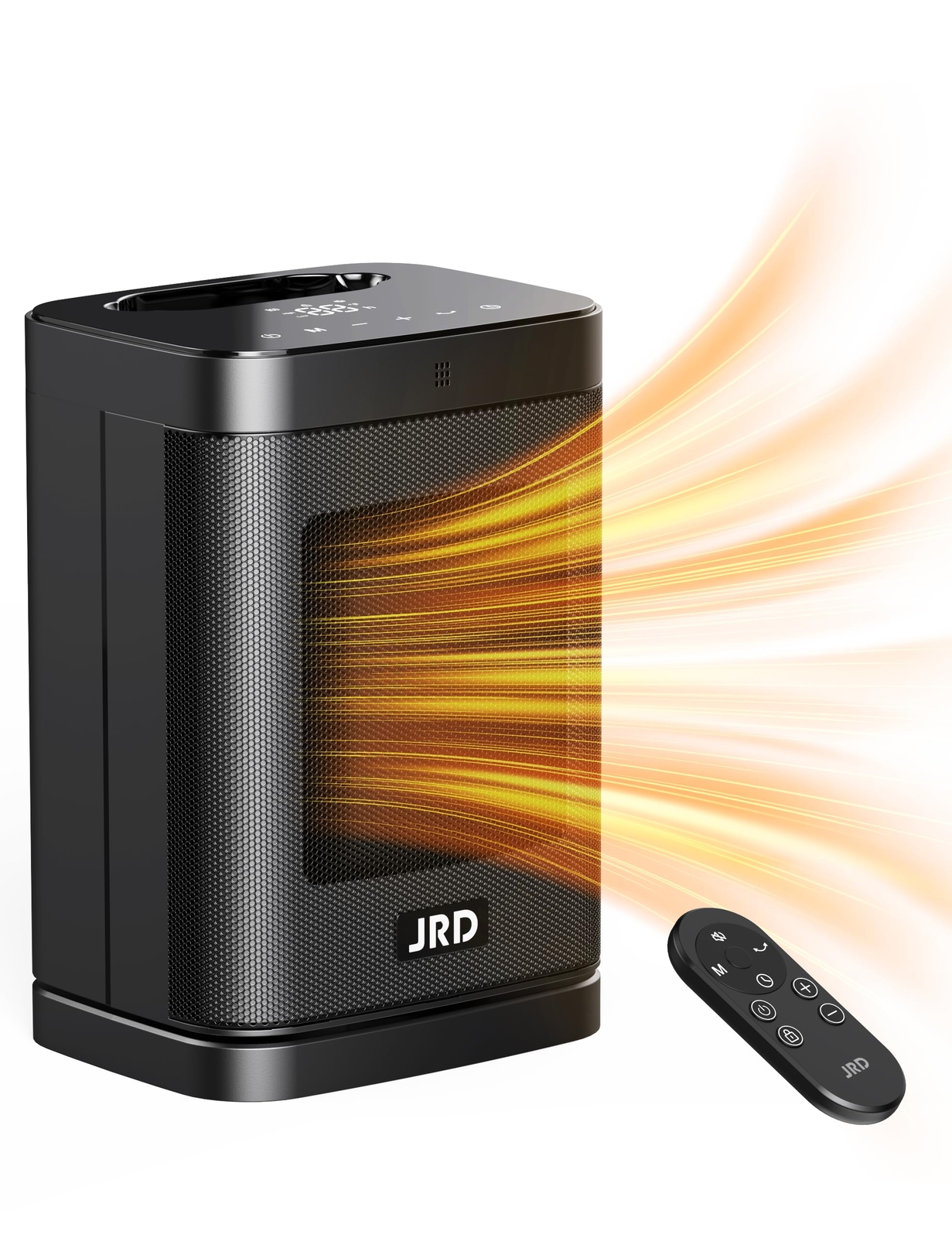 Space Heater Indoor, 1500W PTC Portable Electric Heater with 80°Oscillation, ...