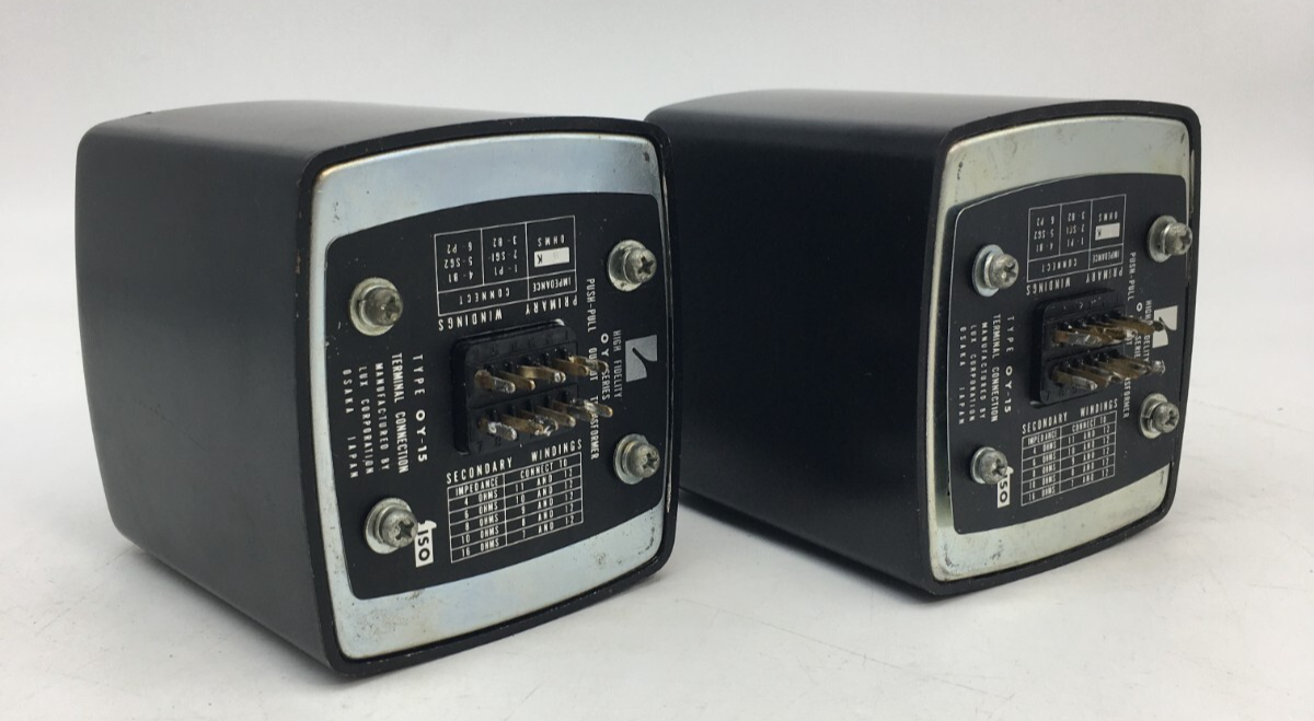 LUX OY 15 5K アウトプットトランス Pair LUXMAN LUXKIT OY15-5K Output Transformers Working Tested