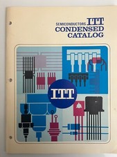 ITT SEMICONDUCTORS CONDENSED CATALOG 1970'S VINTAGE