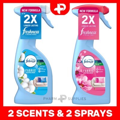 Febreze Stofffrischer Luftspray Baumwolle Fresh & Blossom Breeze 2er Pack