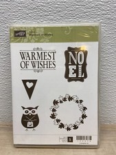 Stampin' Up Warmest Of Wishes Set Of 5 Rubber Stamps