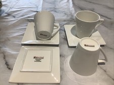 Maxwell & Williams "Monaco"  Tea Or Coffee Cups/ Small Mugs And Saucers X 3