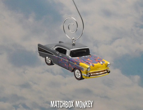 '57 Chevy Bel Air Custom Christmas Ornament Chevrolet 1/64 Muscle Car 50's 1957 - Picture 4 of 12