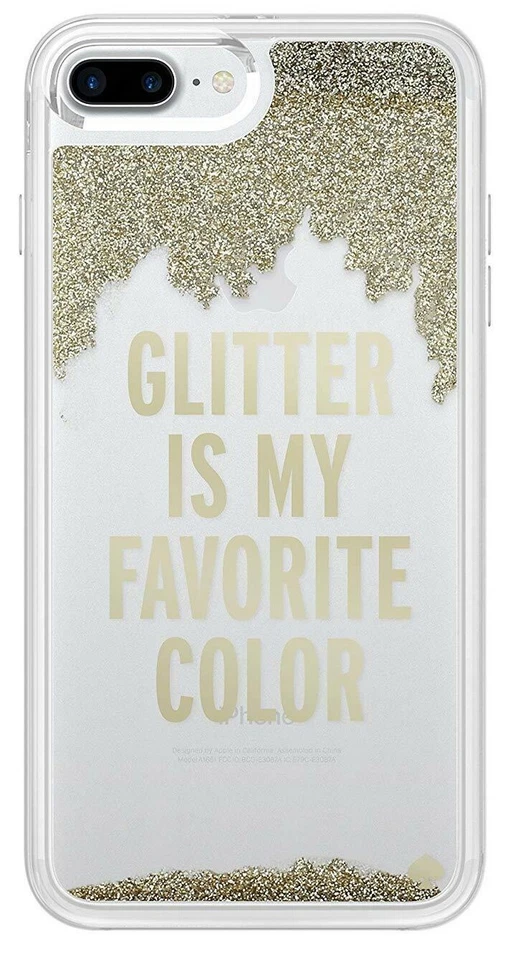Apple iPhone 8+/7+ Kate Spade New York Diseñador Líquido Brillo Estuche Cubierta NUEVO Foto 2 de 4