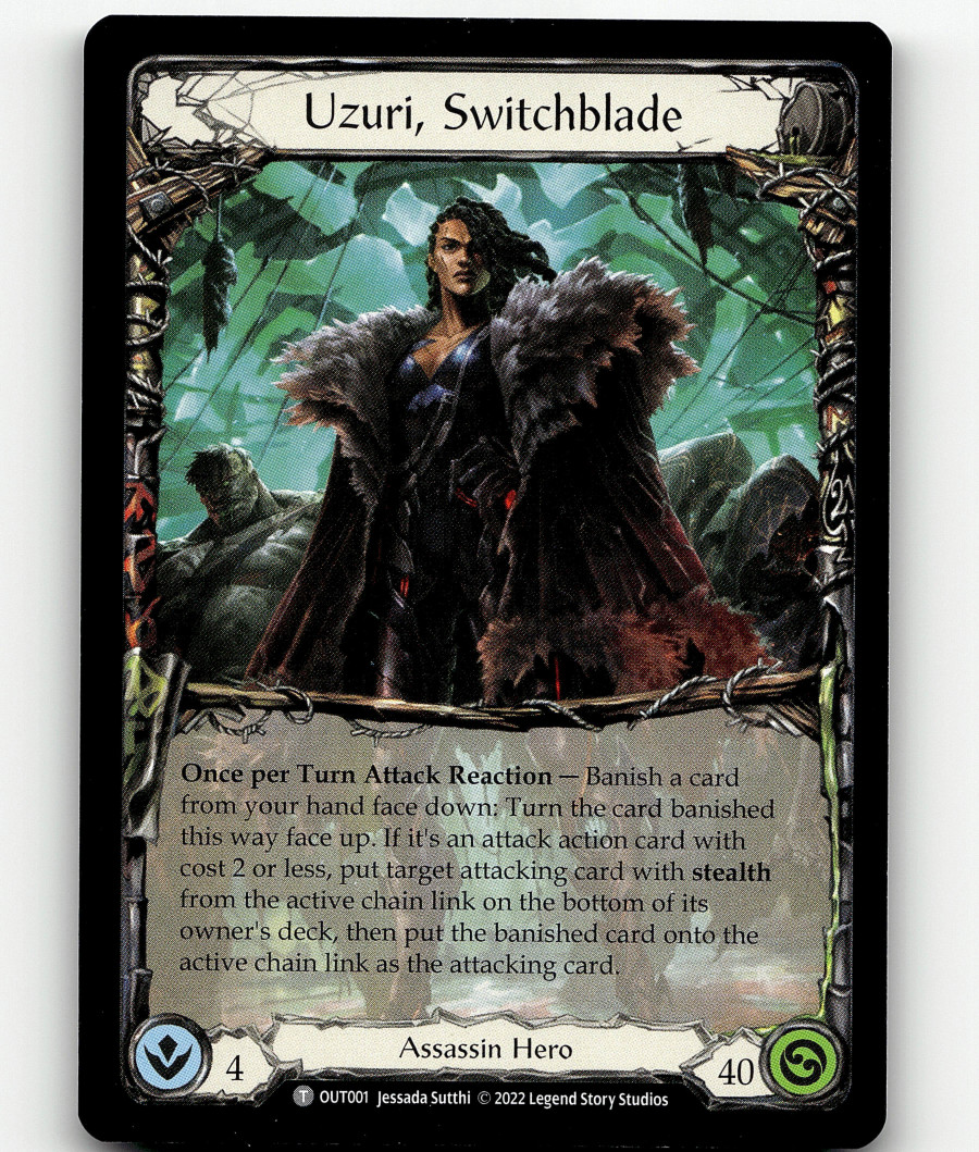 Flesh And Blood Uzuri, Switchblade Ponder Outsiders Token