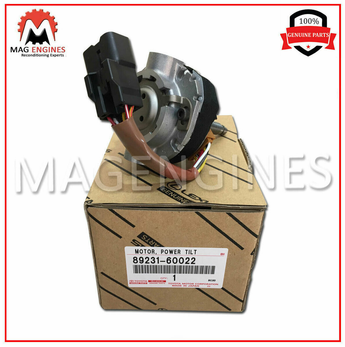 89231-60022 GENUINE OEM POWER TILT MOTOR FOR TOYOTA LAND