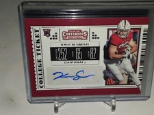 2019 PANINI CONTENDERS DRAFT PICKS Autograph Rookie KADEN SMITH RC AUTO 49ERS 