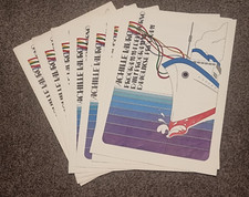ACHILLE LAURO Cruise Ship - 08FEB to 14FEB 1990 - Seven DAILY PROGRAMS