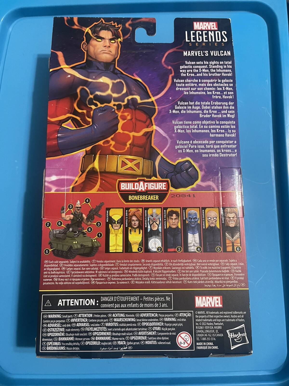 Vultan Figure Marvel Legends Series Marvel’s Vulcan 6” Action Figure Toy BAF ...