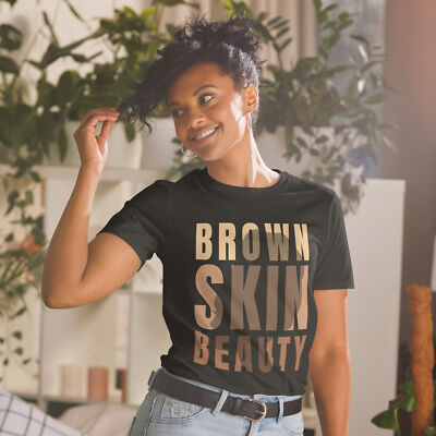 Black Melanin Beauty Brown Skin Girl Juneteenth 2023 Women Shirt Black  History