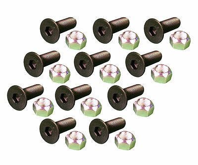 11 - Caterpillar Style Skid Steer Cutting Edge Bolts w Nuts - 159-2953, 8T-4778
