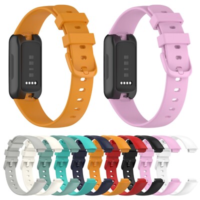 For Fitbit Inspire 3 Smartwatch Silicone Strap Replacement Sport Watch Band S/L