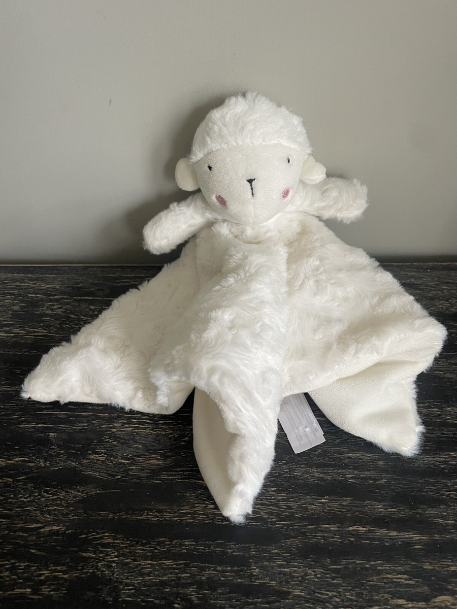 Sainsbury TU White/Cream Sheep/Lamb Baby Comforter/Snuggle/Blankie/Soother