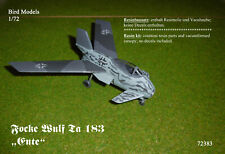 resin conversion kit Focke Wulf Ta 183 C   1//72 Bird Models UMbausatz