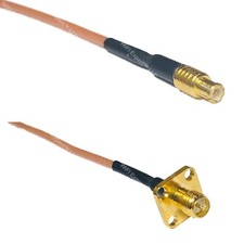 RG316 MCX MALE to RP-SMA Female Flange RF Cable Rapid-SHIP LOT