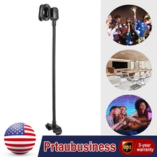 Adjustable Gooseneck Microphone Stand with Desk Clamp Fit for Radio Broadcasting